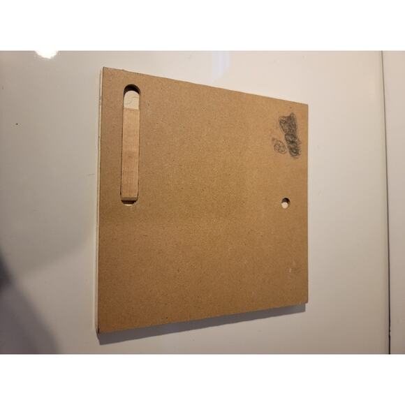 Cat Tile Art Hand-Painted Ceramic Coaster Trivet Folk Art Decor Colorful - Picture 4 of 6